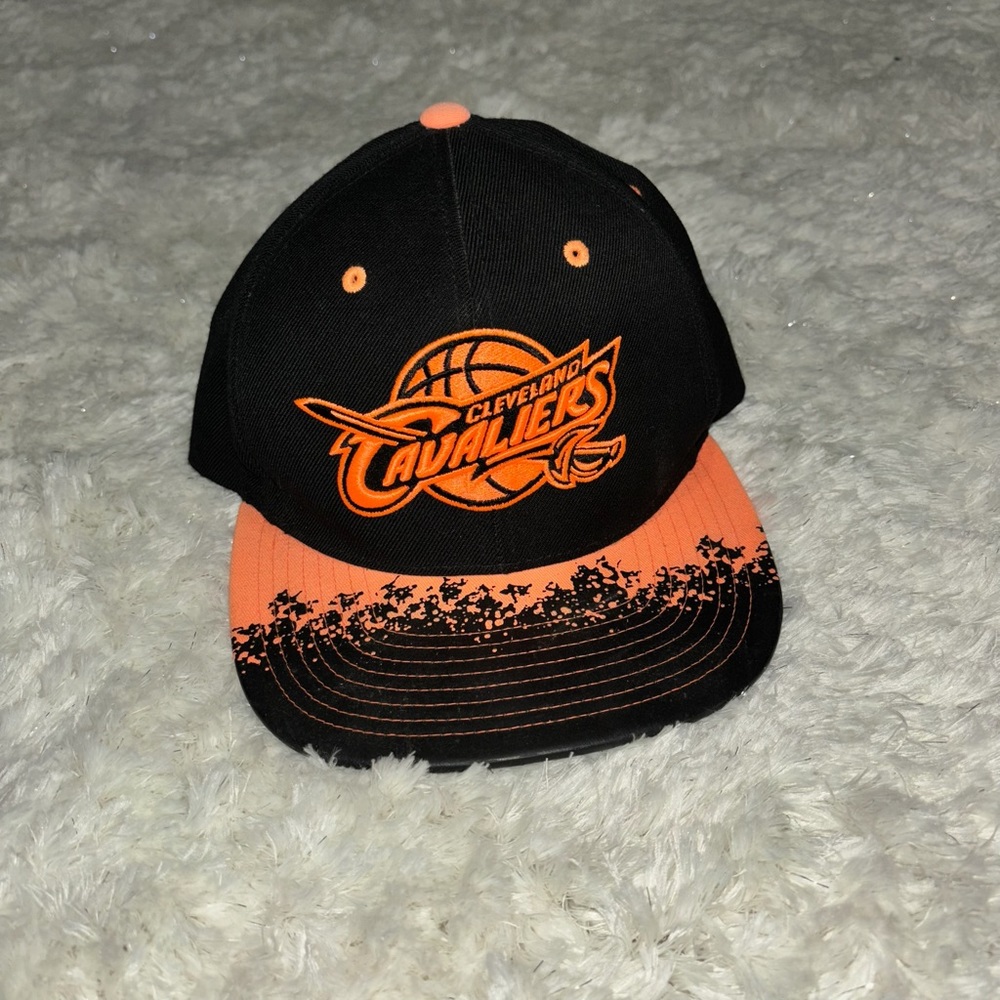 Mitchell & Ness Hat Cleveland Cavaliers Cavs NBA Flat Bill Adjustable Cap